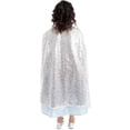 thumbnail image 3 of MEZZALL Kids Girls Short Cape With Sparkling Sequins For Stage Performance Carnival Holiday Party Soft Long Sleeve Outerwear Jackets Tops Coats, 3 of 5