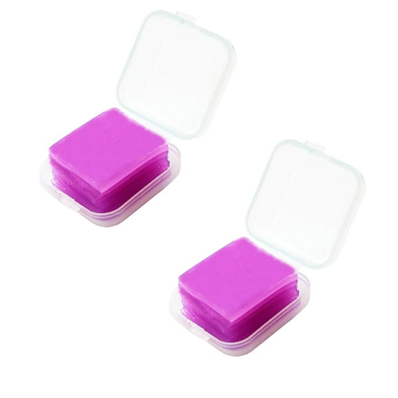 LKZQHMC 12 Pieces Diamond Art Glue and Wax for Painting, DIY Art Wax Holder Case With Glue Clay and Storage Box for Embroidery Accessories -2 Box