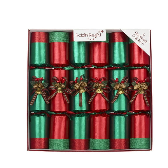Robin Reed Ring O Bells Red & Green Party Crackers