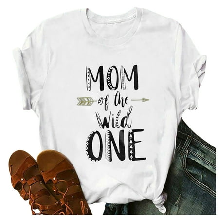 

Pianpianzi Long Sleeve Scrub Top Summer Work Women Extra Long Sleeve Women Casual Mother s Day Letter Print Shirts Short Sleeve Tee Tops Tunic Blouse