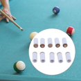 thumbnail image 3 of 10Pcs Pool Cue Tips and Ferrules, Billiard Cue Head Repair Professional Billiard Cue Stick Ferrules, Quality Materials 13mm, 3 of 5