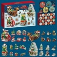 thumbnail image 2 of Huamade 2024 Christmas Series Building Blocks Box For Kids Gift 24days Christmas Advent Calendar Diy Nutcracker Santa Claus Bricks Model, 2 of 4