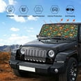 thumbnail image 5 of Kdxio Christmas Gift Print Front Windshield Sun Shade,Folding Auto Sunshade for Car Truck SUV-, 5 of 7