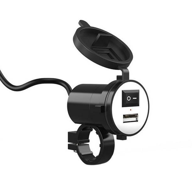 VONKY 12V Chargeur de Téléphone USB Moto Adaptateur de Charge USB Étanche  Moto Téléphone Alimentation Électrique 