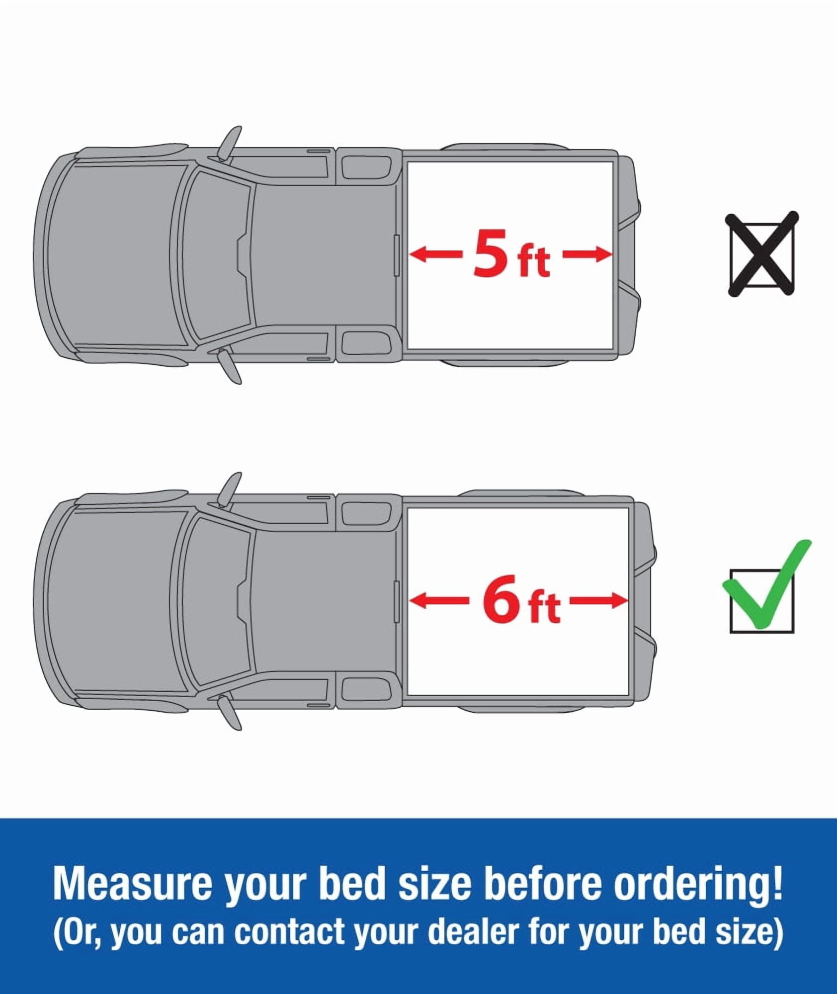 Tyger Auto T1 Soft Roll-up Truck Bed Tonneau Cover Compatible with 2005-2015 Toyota Tacoma | 6' (74") Bed | TG-BC1T9037