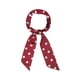 thumbnail image 3 of INSPIRE CHIC Bufanda delgada de seda con lunares, cinturón, larga y estrecha, accesorio para el asa del bolso Rojo L, 3 of 6
