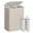 Light Beige, variant on SONGMICS Laundry Basket with Lid, 42.2 Gallons, 2-Compartment Laundry Hamper with Handle, Removable Liner, Easy Assembly, 22 x 15.7 x 27.5 Inches, Dove Gray
