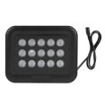 thumbnail image 1 of DC 12V 15pcs IR Infrared LEDs Array Light IP66 Waterproof Night Vision for Security Camera, 1 of 3