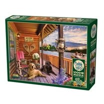 Cobble Hill 1000 Piece Puzzle: Welcome To The Lake House - Reference Poster Included, High Quality Jigsaw