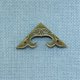 thumbnail image 2 of Bronze Book Scrapbook Album Corner Stand Antique Decorative Crafts, 2 of 5
