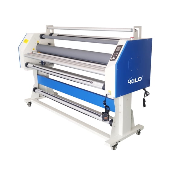 67" Full-Auto Wide Format Cold Laminator Machine Heat Assisted & Trimmer