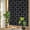 Black, variant on Black Morocco Privacy Window Film, Decorative Stained Glass Window Film, Geometric Leaf Diamond Lattice Abstract Resuable Rainbow Static Cling for Home Bathroom Living Room Glass Door 23.6"x59"