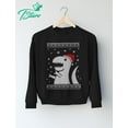 thumbnail image 6 of Tstars Boys Unisex Ugly Christmas Sweater Big Trex Santa Kids Christmas Gift Funny Humor Holiday Shirts Xmas Party Christmas Gifts for Boy Kids Sweatshirt Ugly Xmas Sweater, 6 of 8