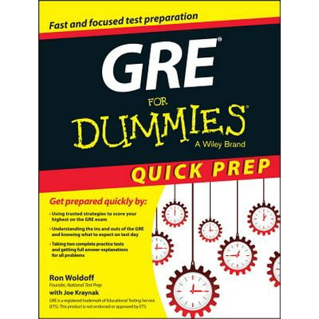 GRE for Dummies Quick Prep (Best Gre Prep App Ipad)