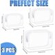 thumbnail image 2 of 3 Pack Clear Makeup Bags, Waterproof Toiletry Bag with Zipper, Transparent Travel Cosmetic Bag, TSA Approved Clear Organizer Bags, PVC Cosmetic Pouch Case for Vacation Airport Airline Compli, 2 of 5
