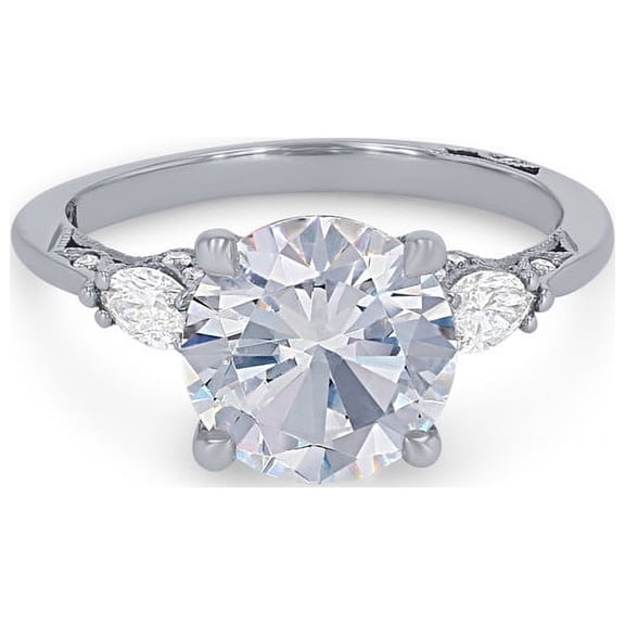 1.00 Ct Lovely Round Cut Solitaire Natural Diamond (F-G/VS1) Engagement Ring for Women in 14K White Gold Size 7 by Diamond-Capitals