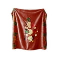 thumbnail image 2 of Horivan 3 Packs Festive Flannel Christmas Throw Blanket Soft Polyester Bed Sofa Decor Holiday Snowman Print Cozy Warm Gift for Adults, 2 of 7