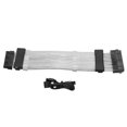 thumbnail image 2 of Power Supply Sleeved Cable, 24 Pin ATX RGB Cable Extension Kit Customization Mod Sleeve Extension Power Supply Cable Kit 5V 18AWG Wire Core For Desktop Computers, 2 of 8