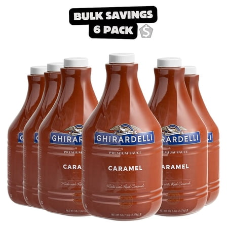Ghirardelli Caramel Flavoring Sauce 64 fl. oz. - 6/Case