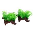 thumbnail image 3 of Fish  Artificial Plants Decorations, Aquarium  Imitation Plants Durable PE Beautiful Green  For Office, 3 of 8