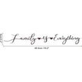 thumbnail image 4 of 1 Sheet Family is Everything Wall Stickers Family Lettering Wall Decals Inspirational Saying Stickers for Living Bedroom Home Decorations Black(48.4x8cm), 4 of 8