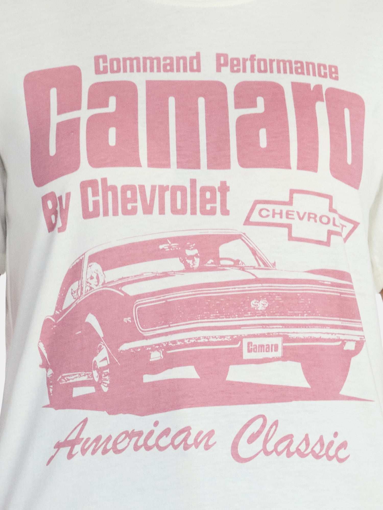 Chevy Camaro Women's Graphic Tee with Short Sleeves, Sizes XXS-XXL