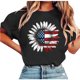 thumbnail image 4 of Haivin Women T Shirts Pleated Short Sleeve Tops Business Casual Dressy Blouses, 4 of 5