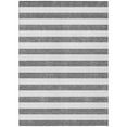 thumbnail image 2 of Addison Rugs Chantille Indoor/Outdoor Transitional Stripes Charcoal Washable Rectangle Rug, 2'6" x 3'10", 2 of 6