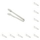 thumbnail image 2 of Naiovety Pinzas para alimentos de acero inoxidable para ensalada, cubitos de hielo, Clips de cocina, reutilizables, lavables, para asar, Picnic, Type1 NO1, 2 of 6