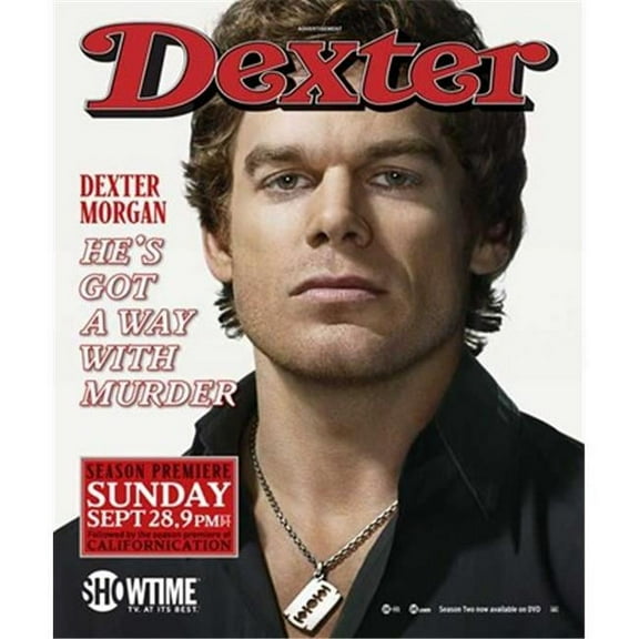 Pop Culture Graphics MOV451810 Dexter Movie Poster, 11 x 17