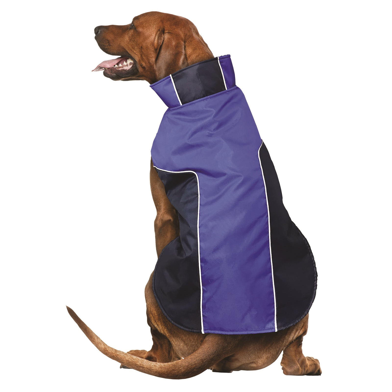 Fetchwear Blue Camo Dog Jacket, XLarge