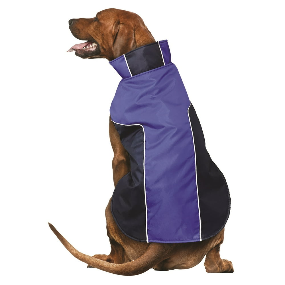 Fetchwear Blue Camo Dog Jacket, XLarge