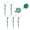 Green 2, variant on 1 Set Stackable Monstera Plant Support Houseplant Support Poles Indoor Outdoor Plants Stakes for Tall Potted Plants Pothos Philodendron