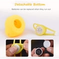 thumbnail image 4 of Duck Bike Bell, Rubber Duck Bicycle Accessories with LED Light, Car Ornaments Yellow Duck Car Dashboard Decorations, Cute Rubber Duck for Car and Bike, 4 of 6