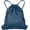Dark Blue, variant on Drawstring Backpack Bag 16.5" x 19.3" Oxford Cloth Bulk Cinch Sack Unisex Waterproof Draw String Back with Zipper Pockets for Sports Gym Travel Swimming Beach, White