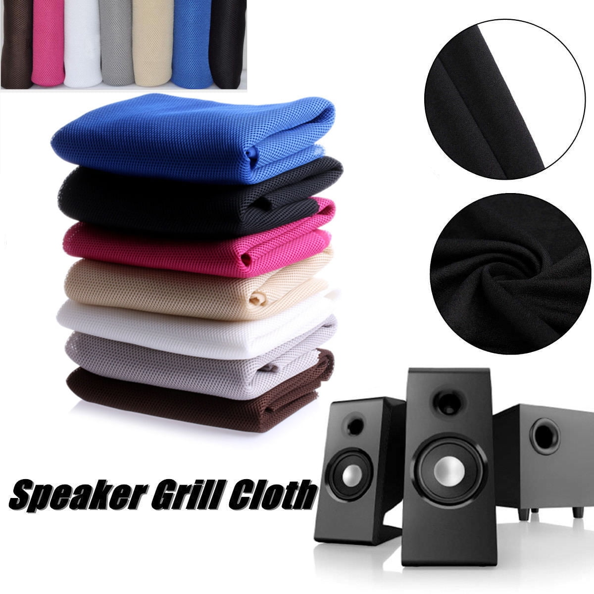 Speaker Grill Cloth Stereo Gille Fabric Speaker Mesh Cloth Prevent Dust