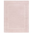 thumbnail image 2 of SAFAVIEH Bella Danita Plain Dotted Bordered Wool Area Rug, Light Pink/Ivory, 8' x 10', 2 of 11