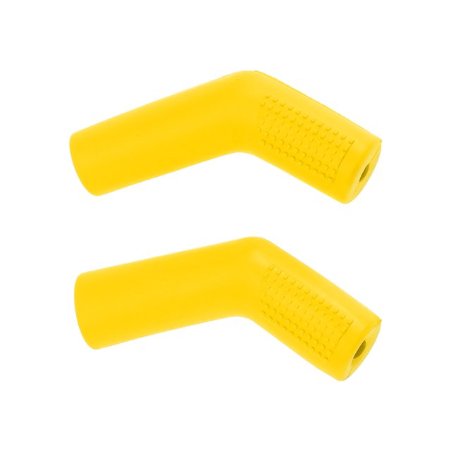 Cubiertas de pedal de cambio universal antideslizantes Unique Bargains 6x4.5x2cm de goma amarilla 2 Pcs