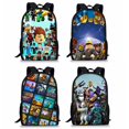 thumbnail image 4 of Mochila De Dibujos Animados Impresa En 3D Unisex Mochila De Moda Juego Clásico Bolsa De Viaje Circundante Bolsa Informal Serendint AP008085-01, 4 of 5