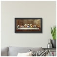 thumbnail image 2 of The Last Supper by Leonardo Da Vinci The World Classic Art Reproductions,Giclee Prints Framed WallArt for Home Decor,Image Size:24x12 inches,Black ART Framed Size:26.75x14.5 inchs, 2 of 6