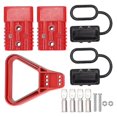 thumbnail image 2 of Newway 2pcs 175a 1/0 Awg Battery Power Connector Cable Quick Connect Disconnect Kit compatible Anderson Connector, 2 of 5