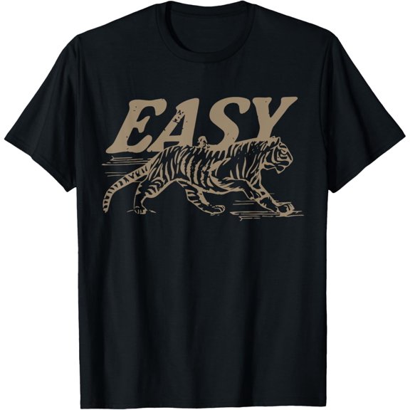 Easy Tiger Distressed Graphic For Men Women T-ShirtBrand clothing, men and women can wear, black, white, gifts.