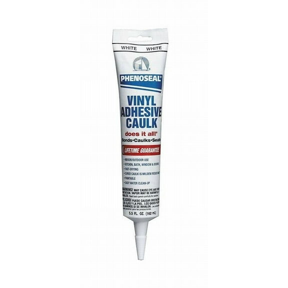DAP Phenoseal Multi-Purpose Caulk - Waterproof - 5.5 oz, White