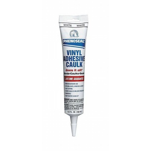 Dap Phenoseal 00101 White Phenoseal Does It All! Vinyl Adhesive Caulk