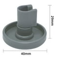 thumbnail image 2 of 8 Pcs Roue de Panier Lave-Vaisselle pour Pièces de Rechange Accessoires Privileg, 2 of 6