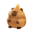 thumbnail image 5 of Kokiya Capybara Plush Toy Car Decor Lifelike Accompany Toy Animal Doll Stuffed Capybara Brown No Blanket, 5 of 9