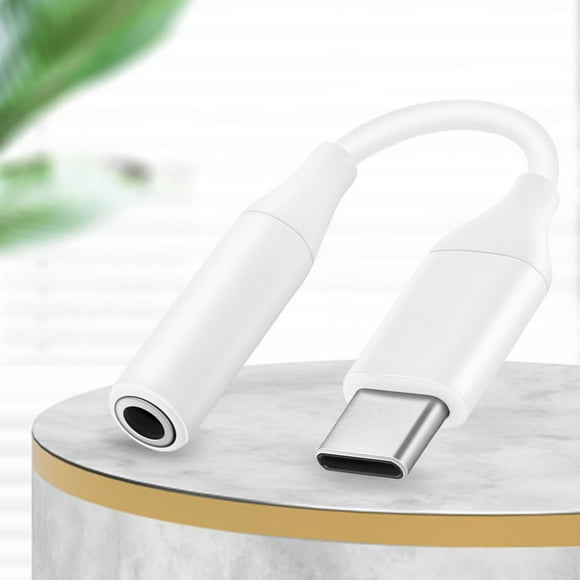 Xihbxyly Almacén de Liquidación Cables Adaptables para Auriculares/Audífonos Usb C a 3,5 Mm, Puerto Macho Tipo C a Conector Auxiliar Audio Estéreo Hembra 3,5 Mm
