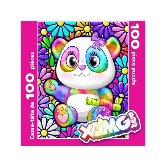 RoseArt - Pop Culture 100 pièces - XOMG Panda - Puzzle emboîtable pour enfants