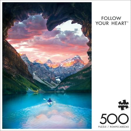 Buffalo Games 500-Piece Follow Your Heart Jigsaw Puzzle