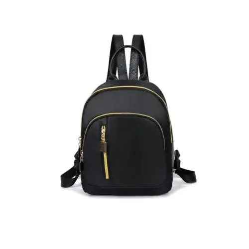 Women New Waterproof Oxford Backpack Girls Casual Black Nylon School Bags High Quality Travel Tote Backpack Shoulder Bag black
